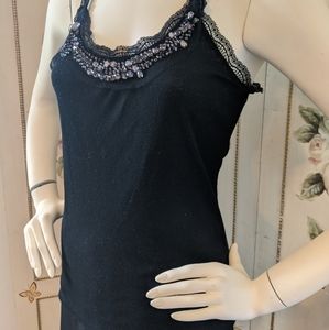 Princess Vera Wang, size large jeweled top